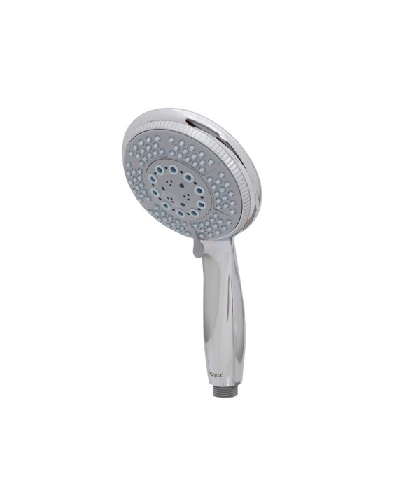 Cornetta Soffione Doccia Grande 12cm Con 5 Getti Alta Pressione Tondo