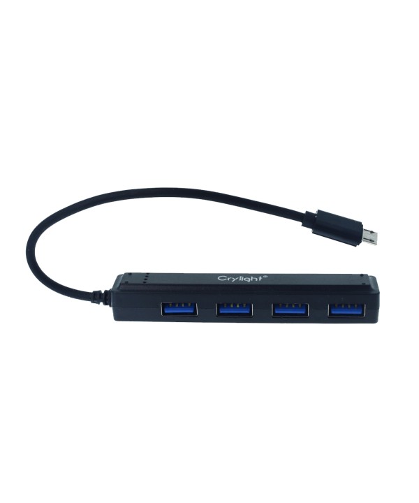 HUB USB 4 Porte Da Micro USB Cavo 15cm