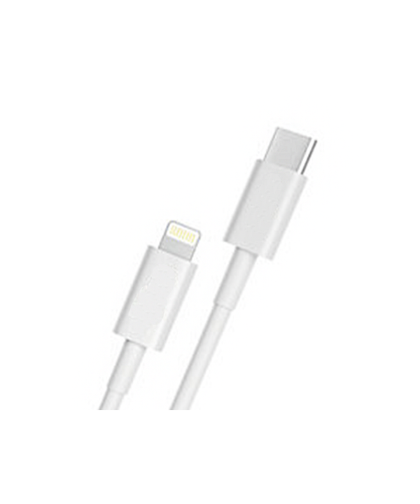 Cavo Type-C a Lightning Ricarica Veloce 3,5A fino 27W Bianco 50cm