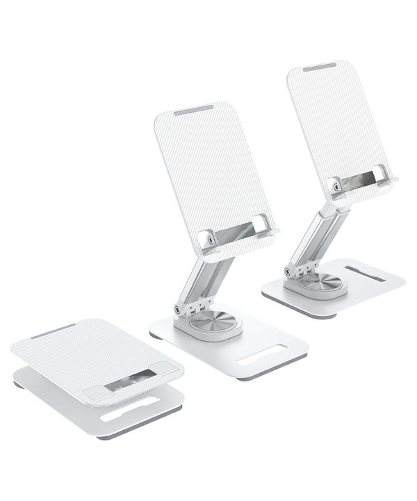 Supporto per Tablet Universale Girevole 360° Bianco