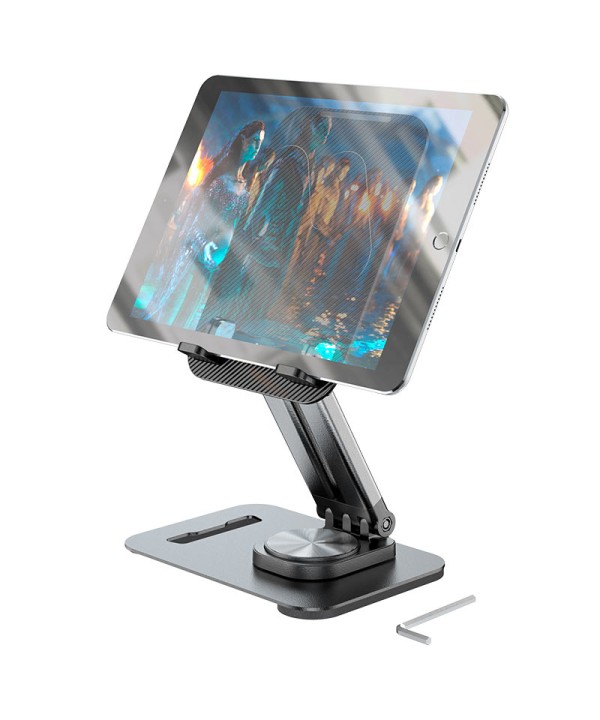 Supporto per Tablet Universale Girevole 360° Nero