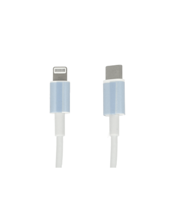 Cavo USB C Lightning Ricarica Veloce 3,5A Bianco 1 Metro