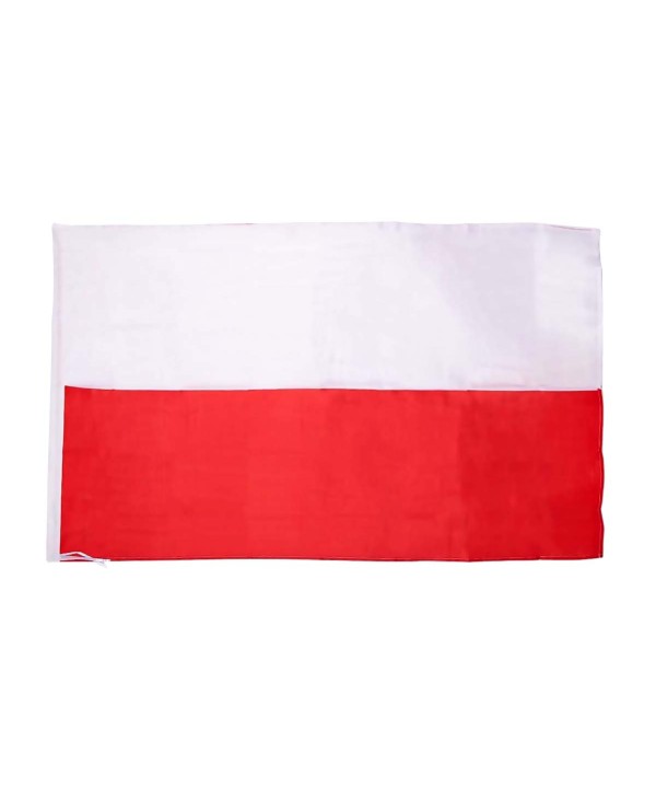 Bandiera Polacca Polonia 145X90cm In Tessuto Poliestere Con Passante Per L'Asta