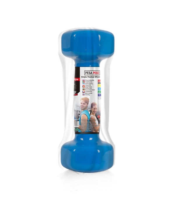 Ghisa Manubrio per Palestra Ricoperto di Gomma 1.5 Kg