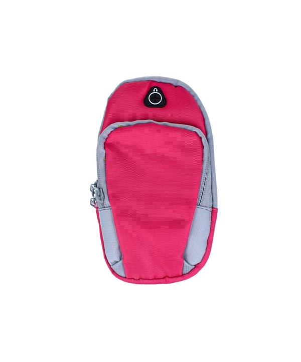 Borsa da Braccio Sportiva Sacchetto Bracciale Porta Cellulare Con Uscita Cavo Auricolari Colore Rosa