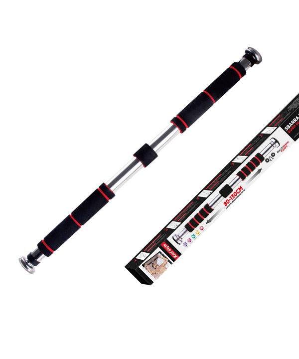 Sbarra per trazioni da porta regolabile telescopica 80 da a 130 cm Diametro 1 mm