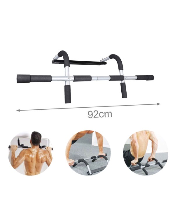 Sbarra da Fitness Multifunzione da Porta per Sollevamento Push up Allenamento Asta per trazioni Max 100kg