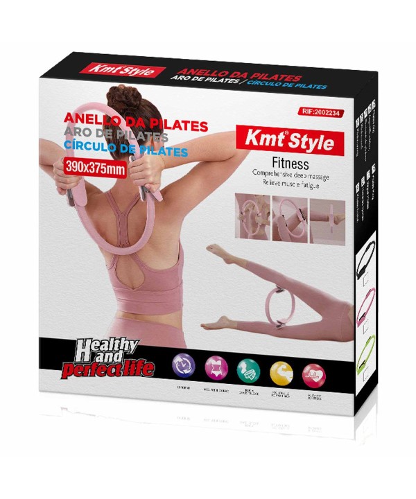 Anello da Pilates Multifunzionale Cerchio Fitness 390x375mm Colore Assortito