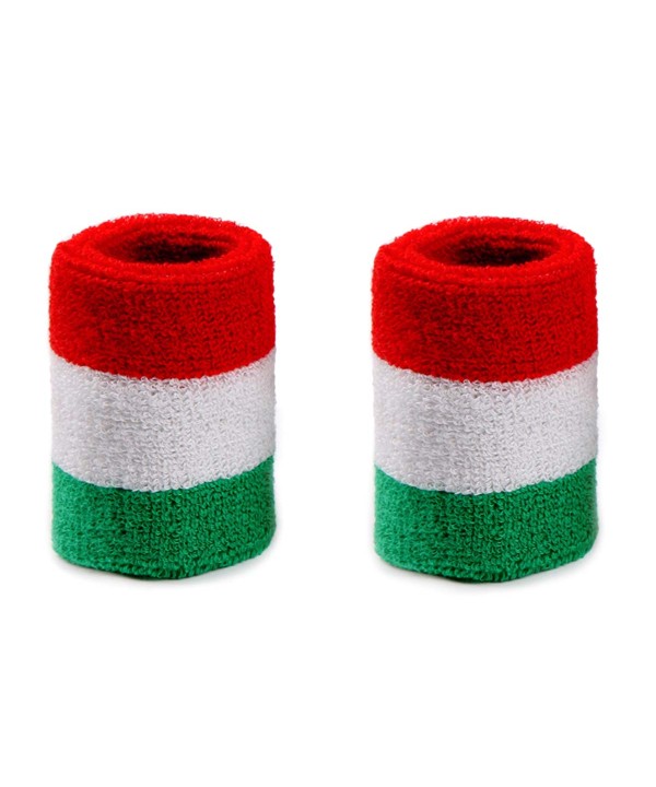 2 Polsiera Tricolori Fascia da Polso Elastica Per Sport Palestra Lavoro