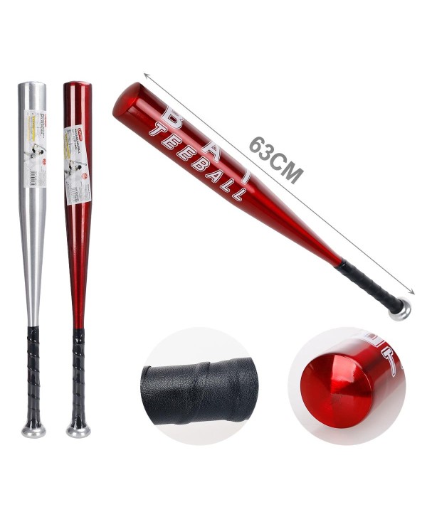 Mazza da Baseball Softball 25 pollici in Alluminio per Sport Allenamento Adulti e Bambini Lunghezza 63cm