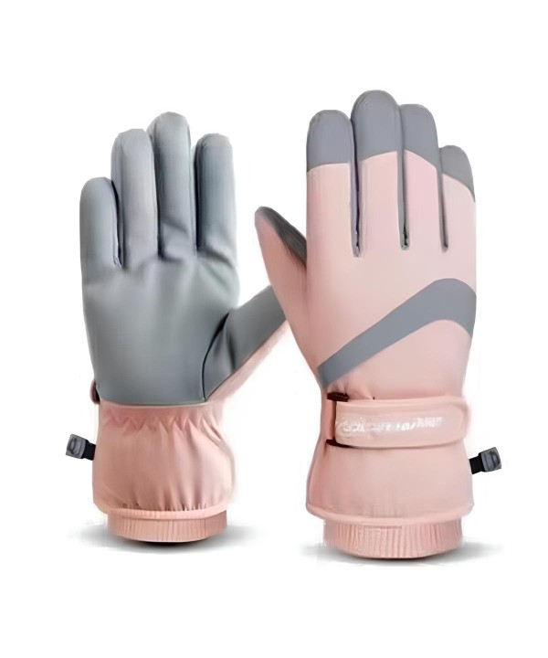 Guanti Invernali Donna Guanti Da Sci Moto Ciclismo Touch Screen Taglia Unica Colore Rosa Chiara