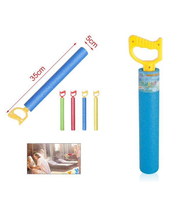 Tubo Spara Acqua con Manico Ergonomico 35cm Colori Assortiti