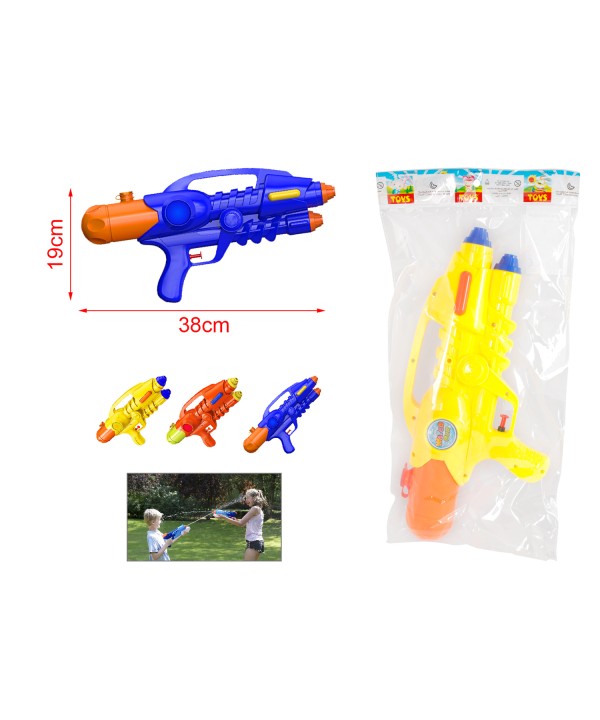 Pistola ad Acqua con Serbatoio 38cm Colori Assortiti