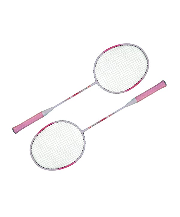 2 Pezzi Racchette Badminton Pezzo Unico Senza Saldatura Colore Assortito