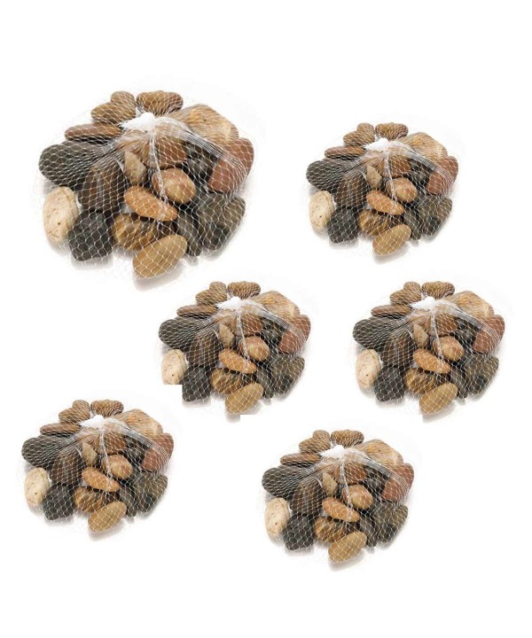 6 Buste di Sassi per Decorazione per Vasi Giardino e Acquari 6x500g Tipo 1