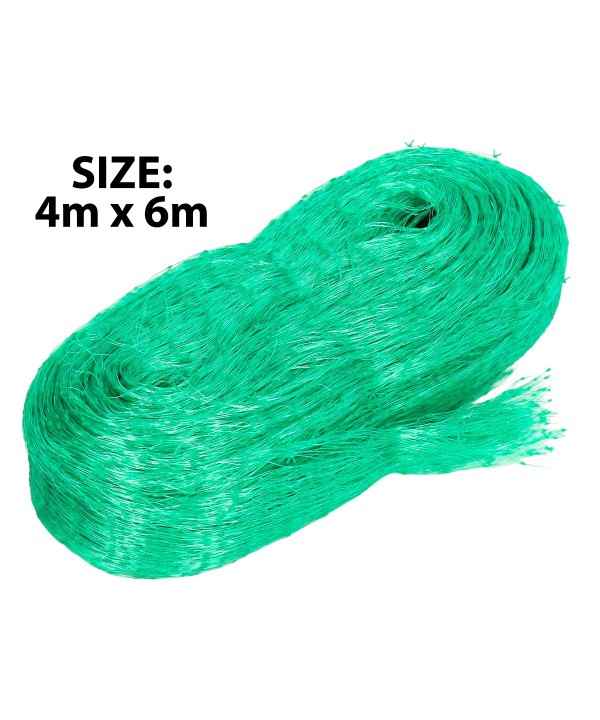 Rete Anti Uccelli 4X6m Rete da Giardino Verde Proteggere Piante Frutta Fiori Alberi