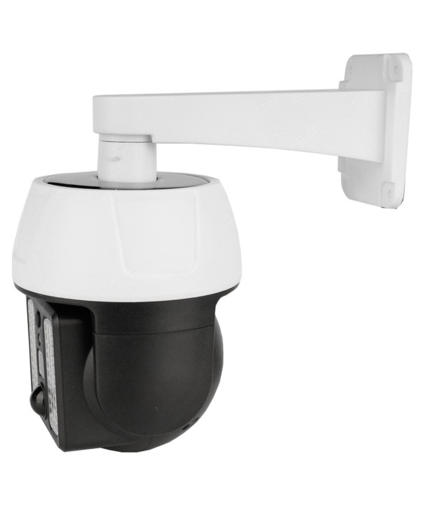 Lampada Led Con Pannello Solare e Sensore Movimento 15W 500lm 6500K Con Forma di Finta Telecamera Dome