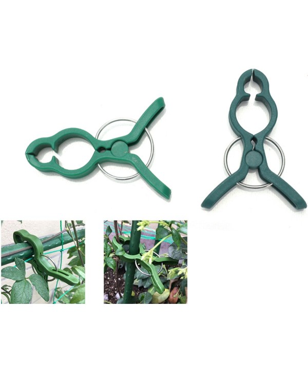 10 Pezzi Clips per Piante Sostegno per Piante Rampicanti Pinze a Morsetti Per Giardino 70mm