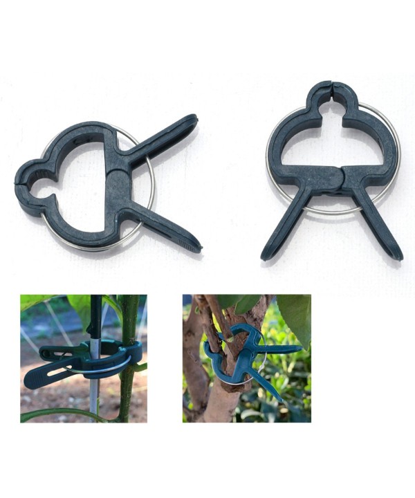 30 Pezzi Clips per Piante Sostegno per Piante Rampicanti Pinze a Morsetti Per Giardino 42mm