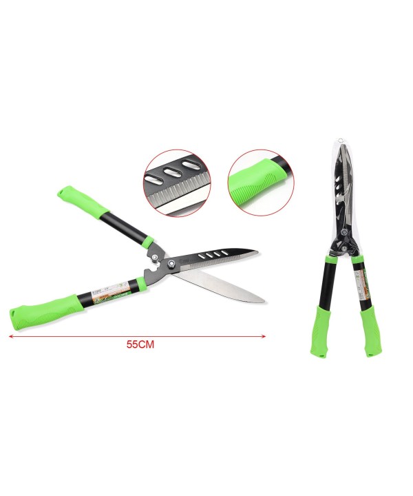 Cesoia per Siepi 55cm Tagliasiepi Manuale Leggera e Potente Forbice da Potatura Giardino