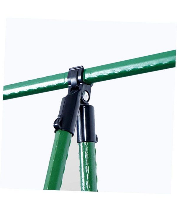 8 Pezzi Raccordi Connettori Traliccio Per Bastone Supporto Piante Snodabile 70° 16mm Con Forchetta Superiore