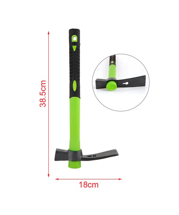 Zappa da Giardino con Manico Antiscivolo in Gomma Lunghezza 38.5cm x 18 cm Attrezzi da Giardinaggio