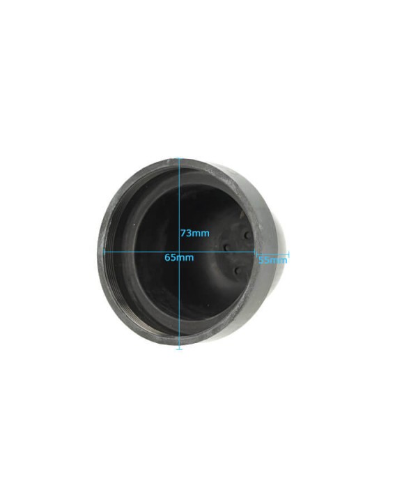 2 Pezzi Tappo Coprifaro Cuffia In Gomma 65mm Per Trasformazione Hid Xenon e Kit Full Led