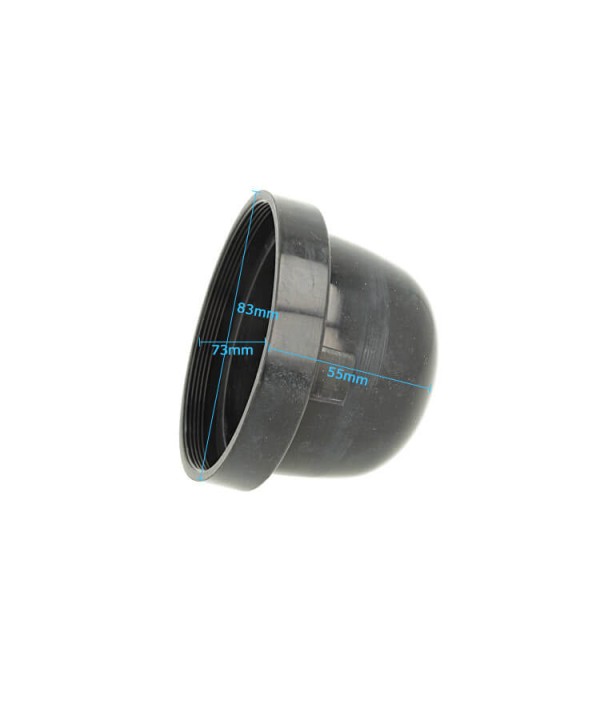 2 Pezzi Tappo Coprifaro Cuffia In Gomma 73mm Per Trasformazione Hid Xenon e Kit Full Led