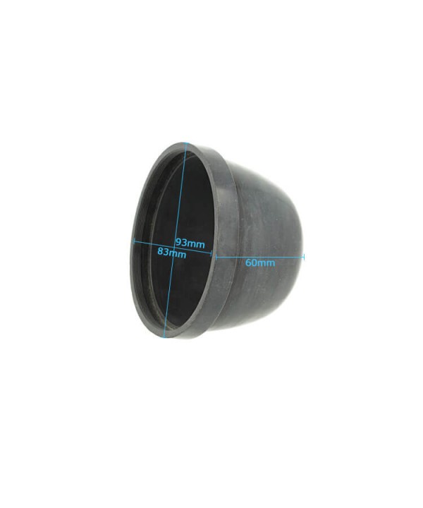 2 Pezzi Tappo Coprifaro Cuffia In Gomma 83mm Per Trasformazione Hid Xenon e Kit Full Led