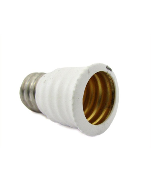 2 PZ Convertitore Adattatore Portalampada Per Lampada Led Attacco Da E12 A E14
