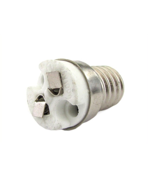 2 PZ Convertitore Adattatore Portalampada Per Lampada Attacco Da E14 a MR16 12V
