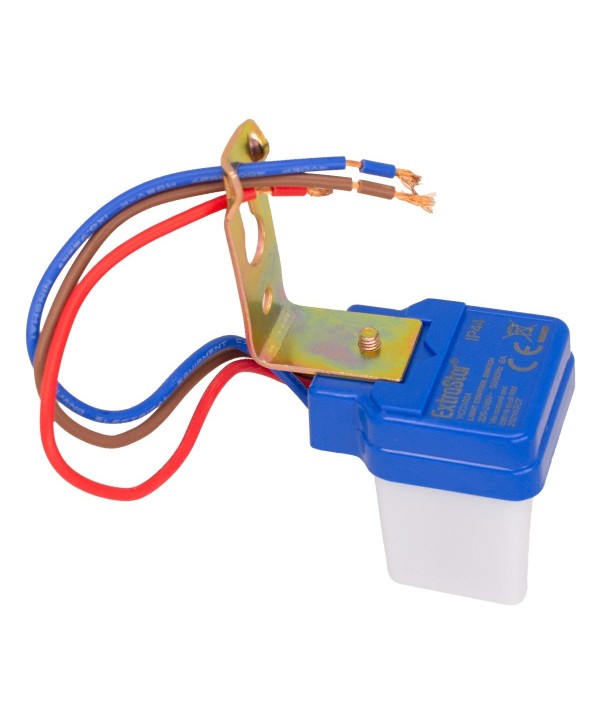 Sensore Crepuscolare Photo Cell Sensor 220V 6A IP44 Interno Esterno