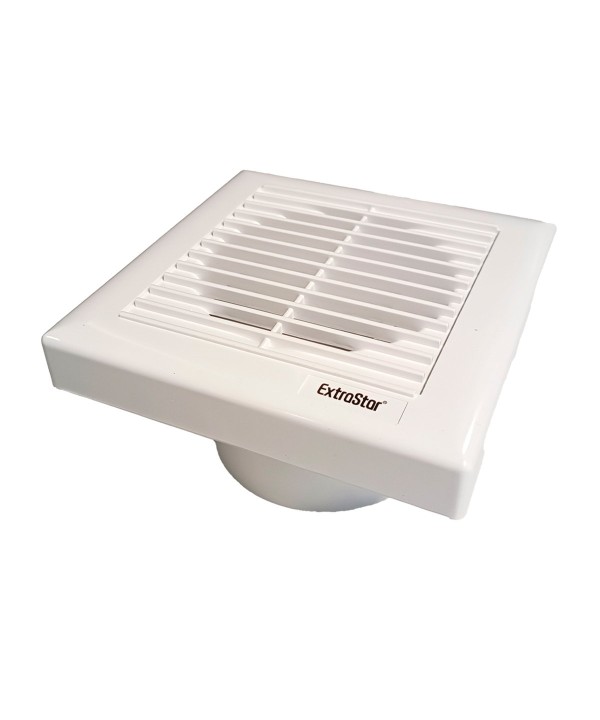 Ventola di Aspirazione 19W 240m3/h 34dB Aspiratore da Muro per Bagno Cucina 230V 50Hz