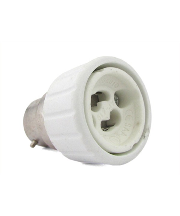 2 PZ Convertitore Adattatore Portalampada Per Lampada Led Attacco Da B22 A GU10