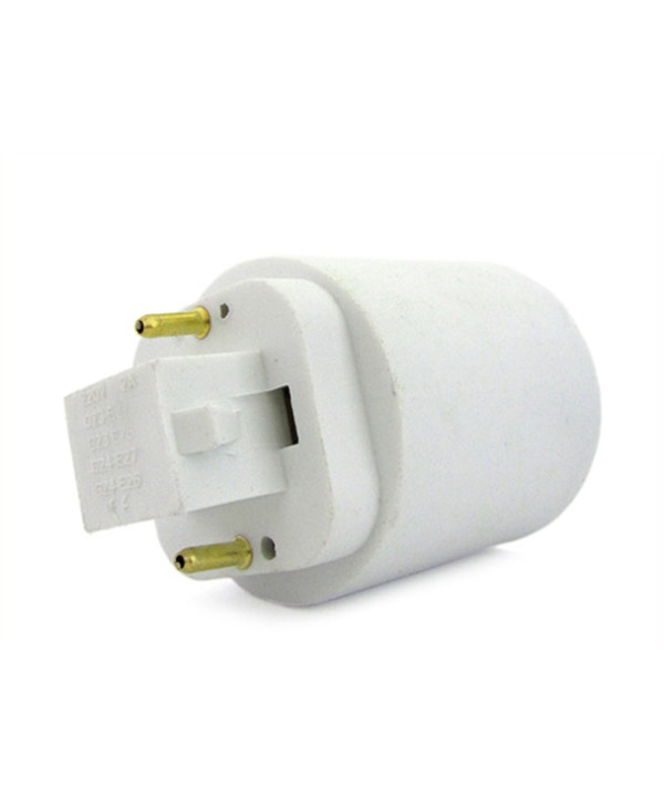 2 PZ Convertitore Adattatore Portalampada Per Lampada Attacco Da G23 2 Pin A E27