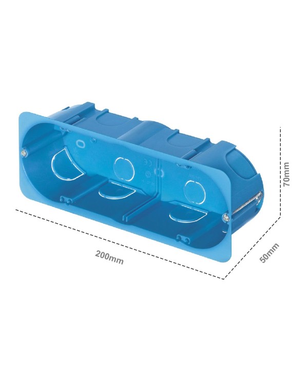 Scatola Per Cartongesso 506 507 Cassetta Da Incasso Pareti Leggeri 6/7 Moduli IP20