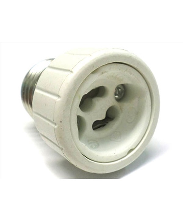 2 PZ Convertitore Adattatore Portalampada Per Lampada Attacco Da E27 A GU10