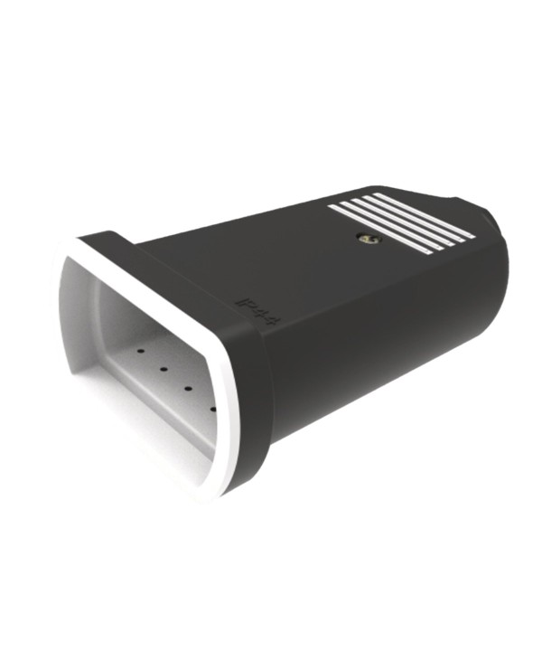 Presa Bipasso in Gomma 250V 10/16A 2P+T Impermeabile IP44 Nero