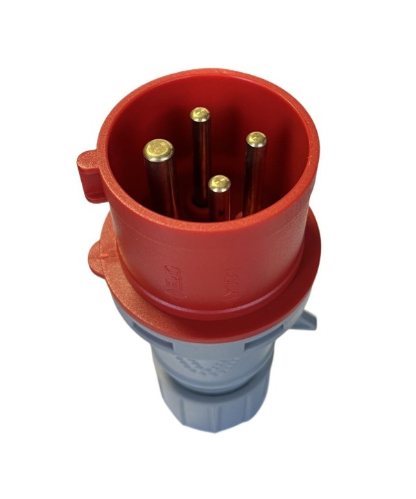 Spina Industriale CEE 4 Poli 16A 6H 380-415V 3P+T IP44 50/60Hz