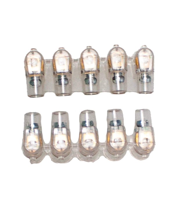 Morsetti Unipolari 2 Stecche da 5 Pezzi Sezione 2.5 mm²