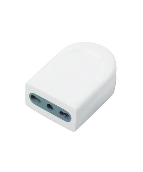 Presa Elettrica 2P+T Bipasso 10/16A 250V 3 Pin Bianco SKU-8728