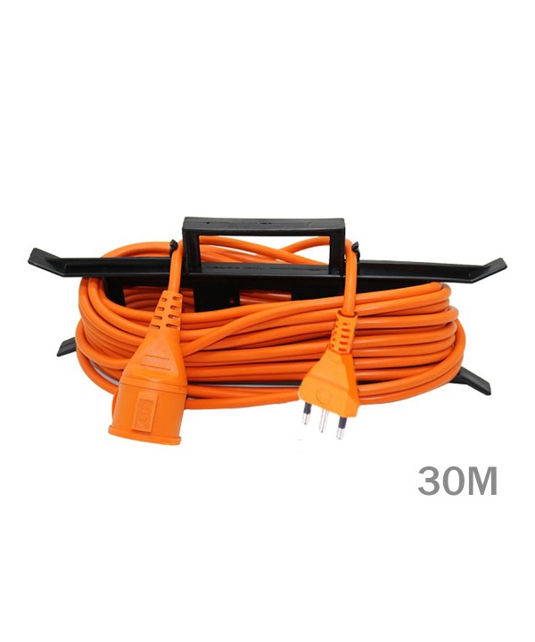 Prolunga Lineare Elettrica 30 Metri Con Spina 16A 2P+T Presa Schuko 10/16A Con Telaio Portacavi SKU-8833