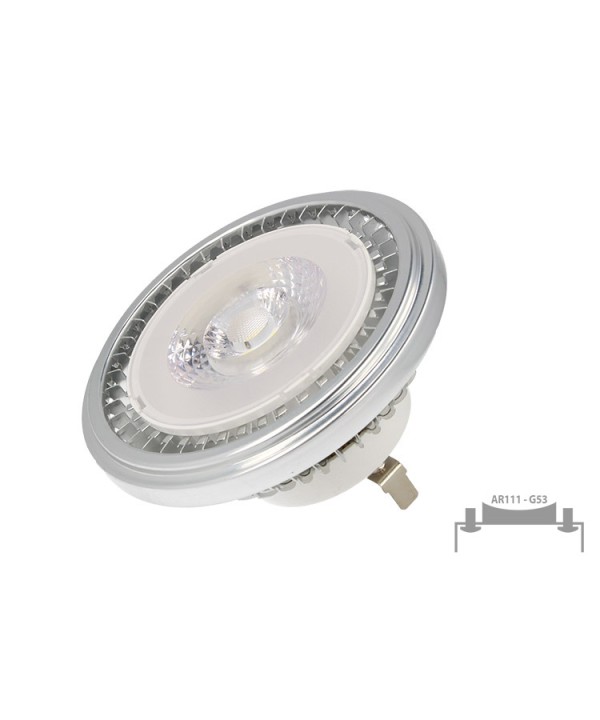 Lampada Faretto Led AR111 15W AC 220V Bianco Neutro Spot Angolo 35 Gradi