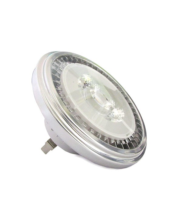 Lampada Faretto Led AR111 G53 AC/DC 12V 15W Bianco Neutro Angolo 35 Gradi