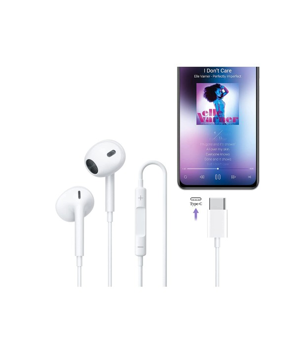 Auricolari con Filo Cuffia Con Microfono USB Type C Cavo 1,2M