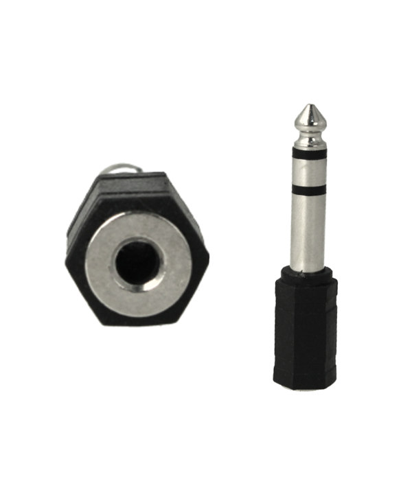 Convertitore Adattatore Audio Stereo da 6,35mm Maschio a 3,5mm Femmina