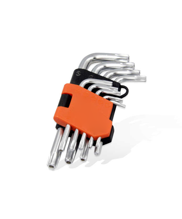 9 Chiavi Torx a Brugola T10-T50 Taglio Piccolo Lunghezza Da 56mm Fino 132mm