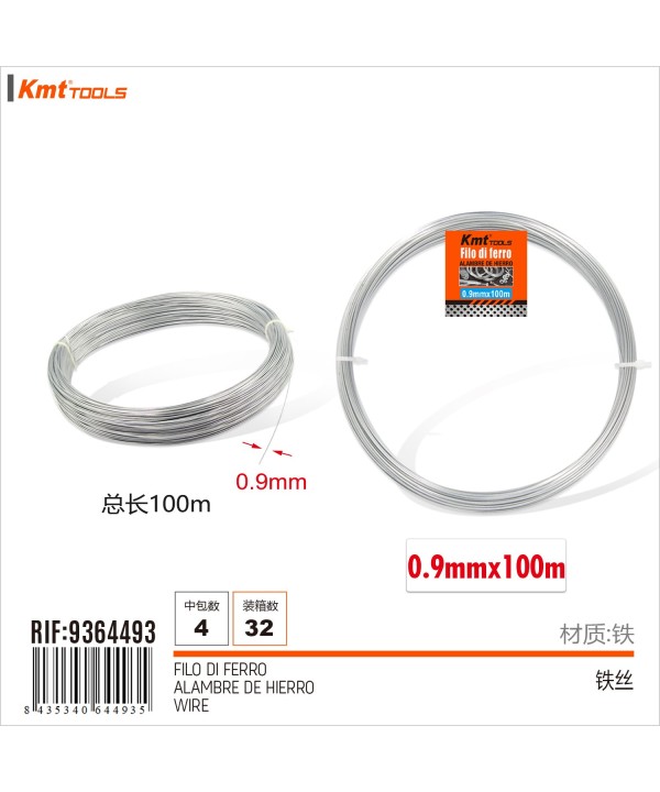 Filo di Ferro Flessibile Modellabile Pieghevole Filo di Alluminio Spessore 0.9mm x 100m