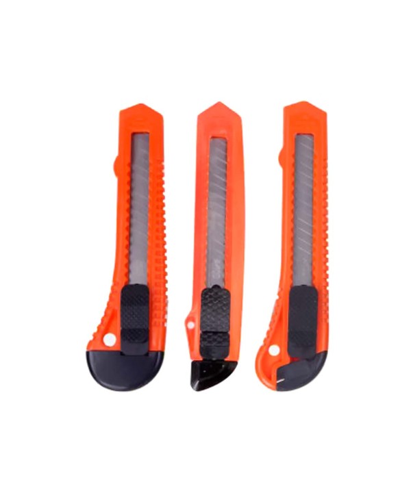 Kit 3 Taglierini Cutter 18mm Economico