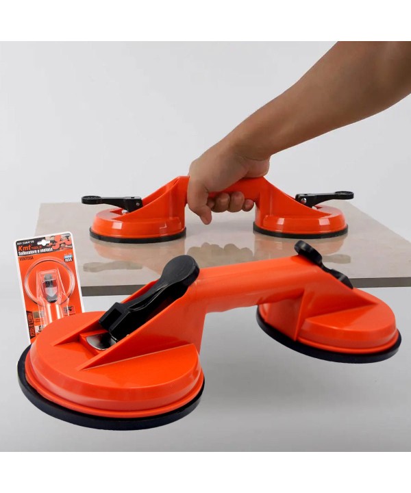 Sollevatore a Ventosa A Doppio Cerchi Max Peso 80kg Diametro 112.5mm
